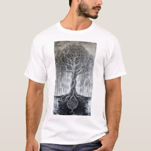 Norse Mythology Yggdrasil Tree Traditionelle schwa T-Shirt