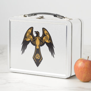 Norse-Rabe-Metall-Lunchbox Metall Brotdose