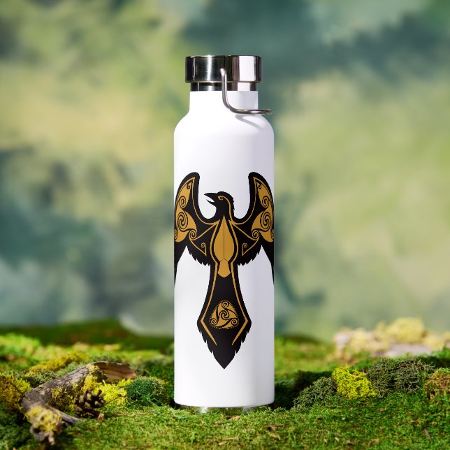 Norse Raven Water Flasche (Außenbereich)