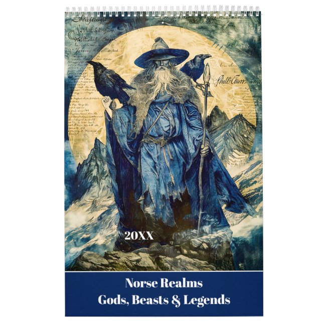 Norse Realms – Gods, Beasts & Legends Calendar Kalender (Titelbild)