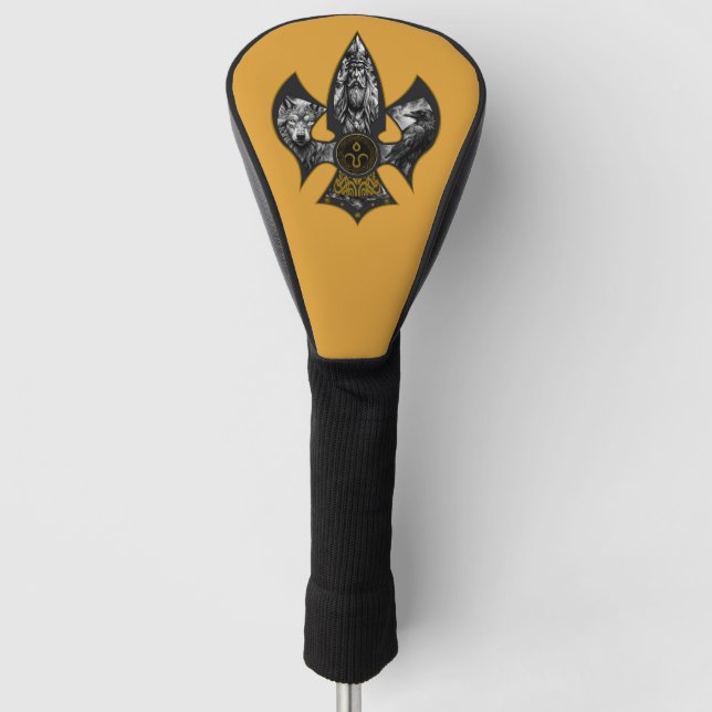 Norse Spear Golf Headcover (Vorderseite)