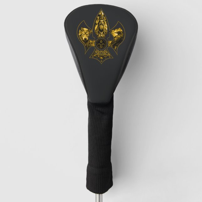 Norse Spear Golf Headcover (Vorderseite)