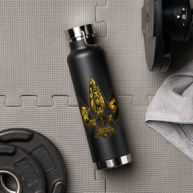 Norse Spear Wasserflasche Trinkflasche (Fitnessstudio)