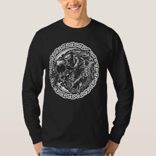 Norse Valknut Riese Nordic Germanic Mjolnir mystis T-Shirt