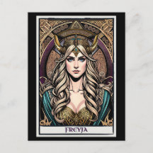 Norse Viking Goddess Freyja Postcard
