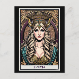 Norse Viking Goddess Freyja Postcard Postkarte