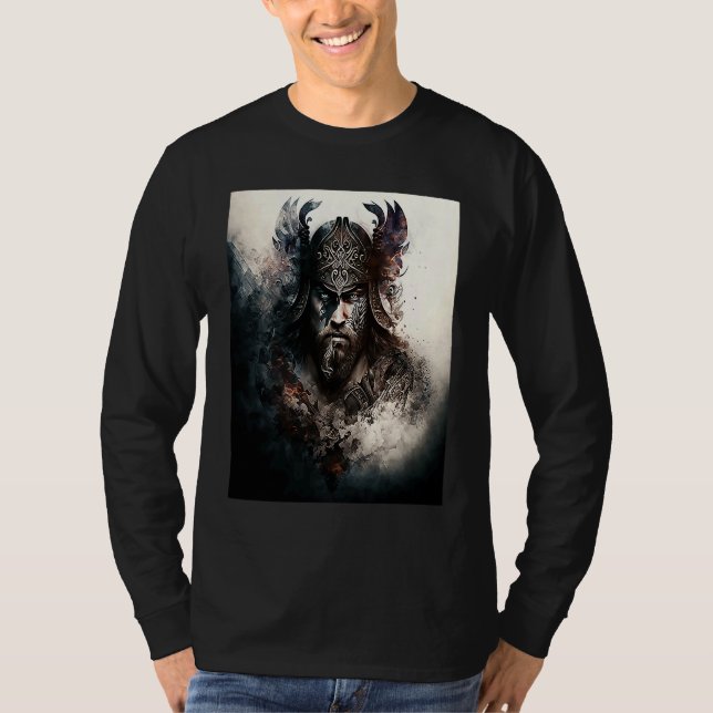 Norse Viking Valhalla Viking Nordic Mythology T-Shirt (Vorderseite)