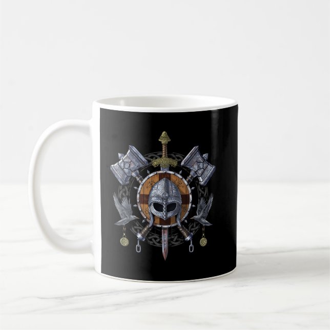 Norse Viking Warrior Armory Kaffeetasse (Links)