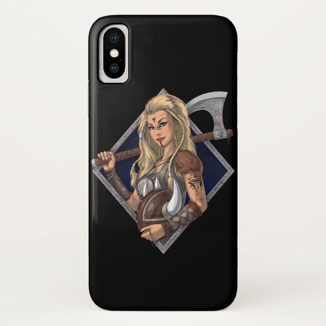 Norse Viking Warrior Case-Mate iPhone Hülle (Rückseite)