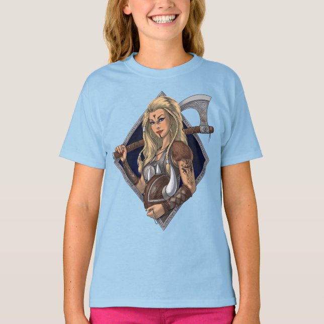 Norse Viking Warrior T-Shirt (Vorderseite)