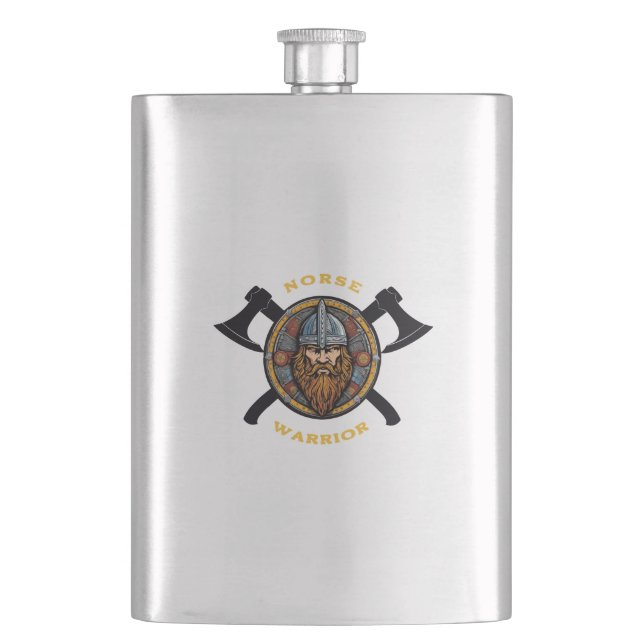Norse Warrior Flask Flachmann (Vorderseite)