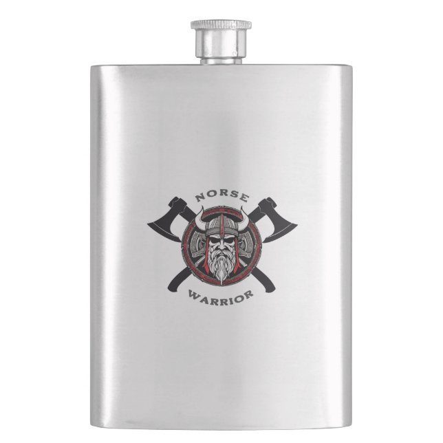Norse Warrior Flask Flachmann (Vorderseite)