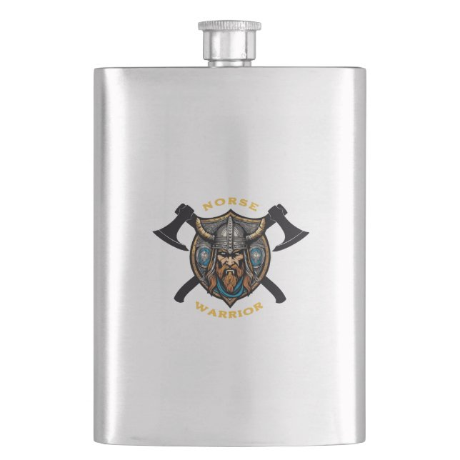 Norse Warrior Flask Flachmann (Vorderseite)