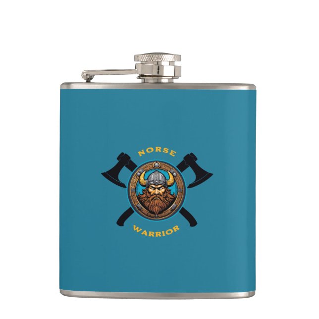 Norse Warrior Flask Flachmann (Vorderseite)