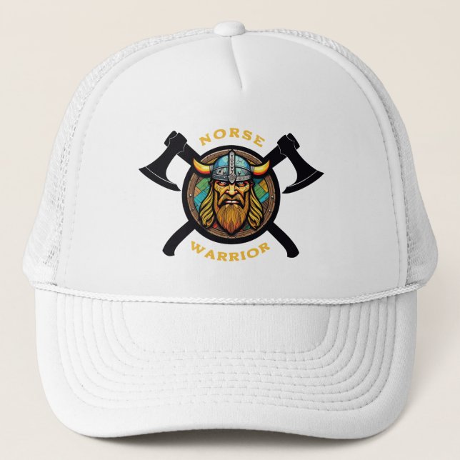 Norse Warrior Hat Truckerkappe (Vorderseite)