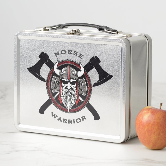 Norse Warrior Metal Lunch Box (Beispiel)