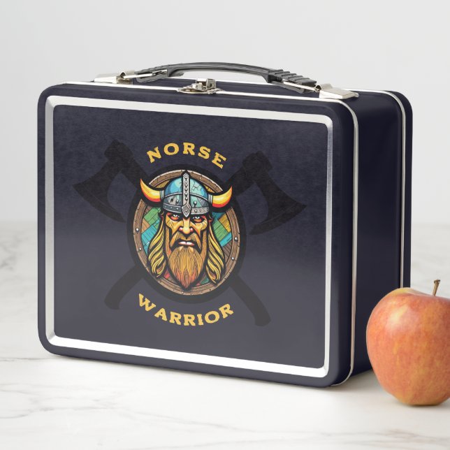 Norse Warrior Metal Lunch Box (Beispiel)
