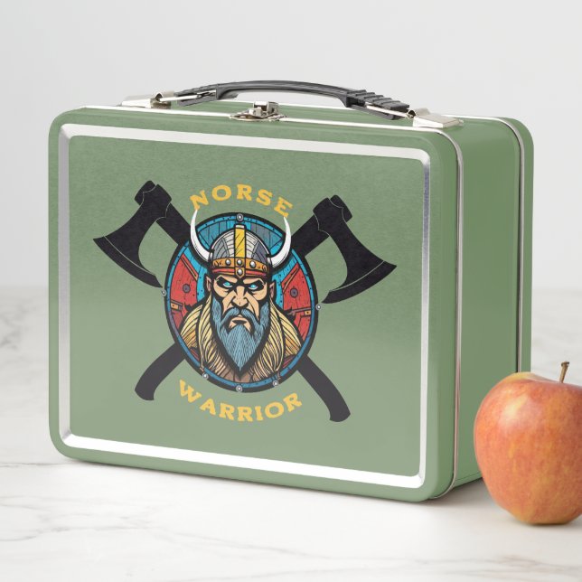 Norse Warrior Metal Lunch Box (Beispiel)