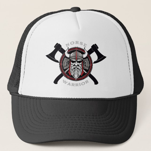 Norse Warrior Trucker Hat Truckerkappe (Vorderseite)