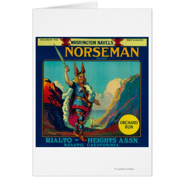 Norseman Orange LabelRialto, CA (Vorne)