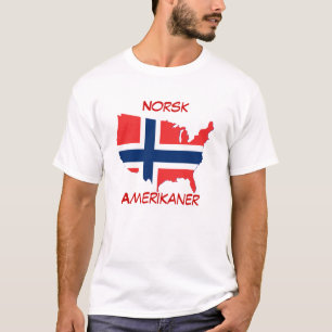 Norsk Amerikaner (norwegischer Amerikaner) T-Shirt