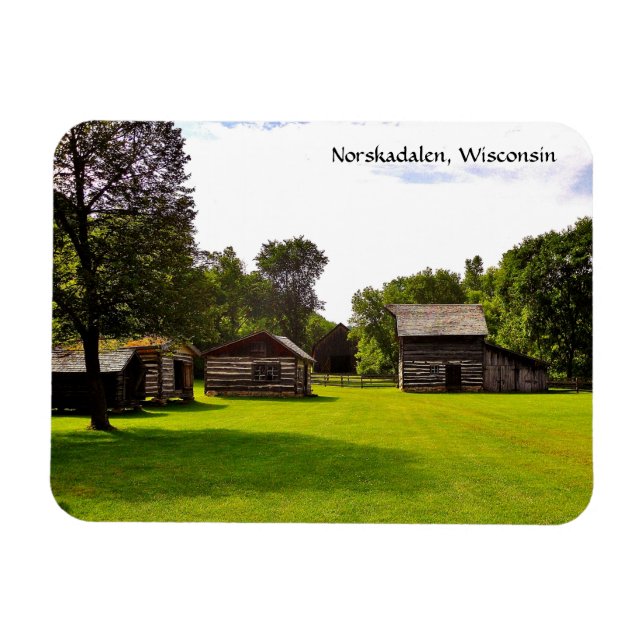 Norskadalen, Wisconsin Magnet (Horizontal)