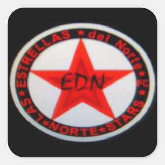 norte_stars quadratischer aufkleber