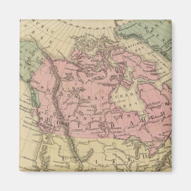 North America 6 Magnet (Vorne)