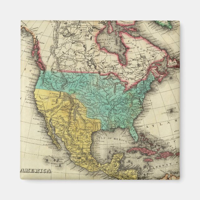 North America 6 Magnet (Vorne)