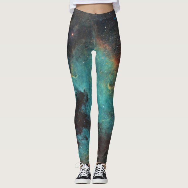 North American Nebula (NGC 7000) Leggings (Vorderseite)
