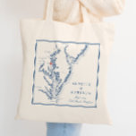 North Beach Maryland Elegant Navy Wedding Willkomm Tragetasche<br><div class="desc">Feiern Sie Ihre Hochzeit in North Beach, Maryland mit unseren personalisierten Gastgeschenk Hochzeit Tote Taschen, mit einer eleganten marineblauen Karte. Diese Taschen eignen sich perfekt für Orte wie Herrington an der Bucht, Chesapeake Beach Resort & Wellness-Center und Running Hare Vineyard, die Ihren Hochzeitstag mit einer besonderen Touch bereichern. Diese Taschen...</div>