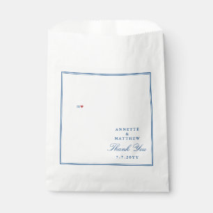 North Beach Maryland Vielen Dank für Ihre Hochzeit Geschenktütchen