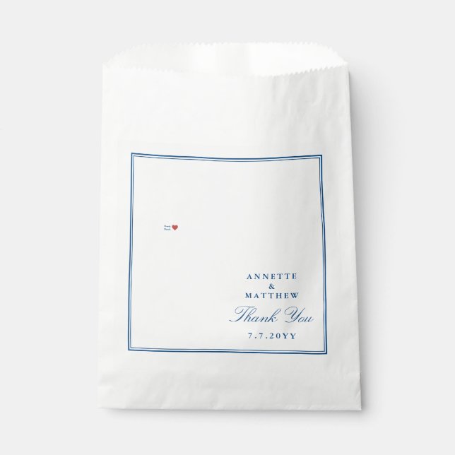 North Beach Maryland Vielen Dank für Ihre Hochzeit Geschenktütchen (Vorderseite)