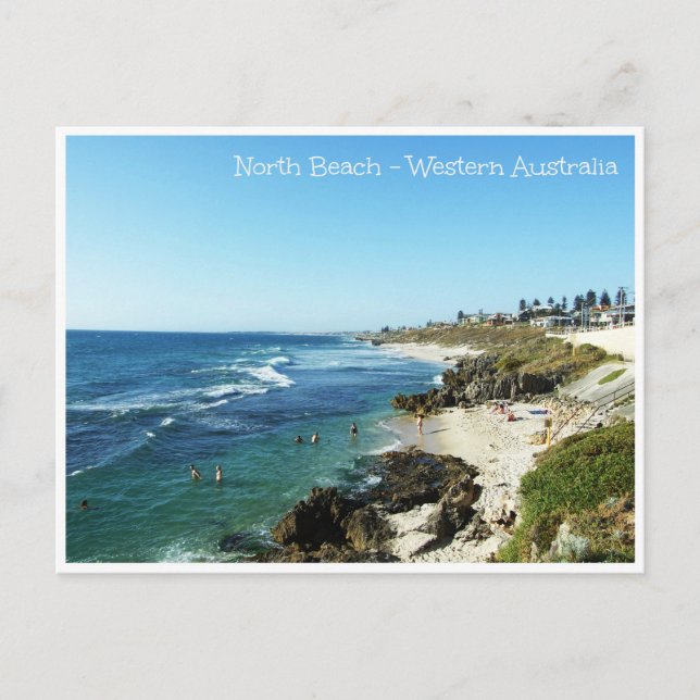 North Beach Western Australien Postkarte (Vorderseite)