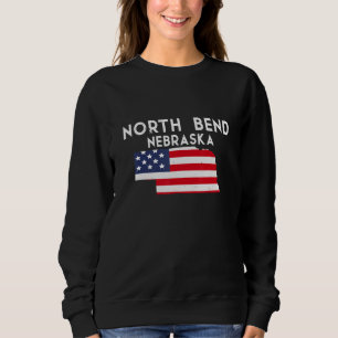 North Bend Nebraska USA Bundesstaat Amerika Reise Sweatshirt