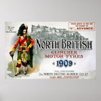 North British Clincher Motorreifen - Vintag 1909