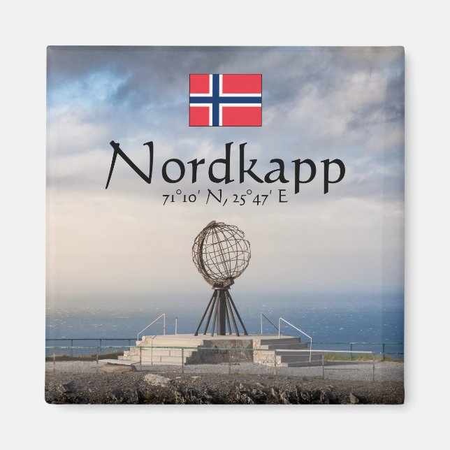 North Cape Souvenir Magnet (Vorne)
