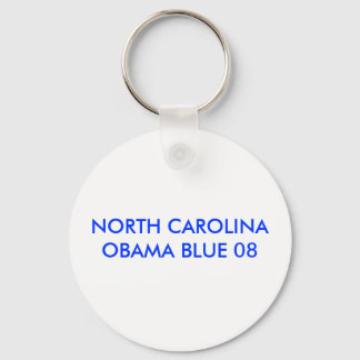 NORTH CAROLINA 08 OBAMA BLUE SCHLÜSSELANHÄNGER