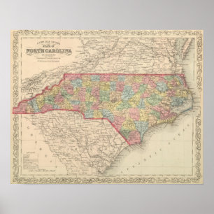North Carolina 10 Poster