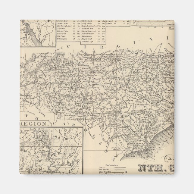 North Carolina 6 Magnet (Vorne)