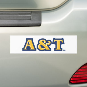 North Carolina A&T Staat University   A&T Wordmark Autoaufkleber