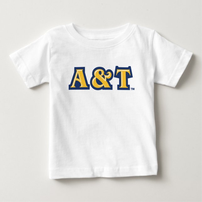 North Carolina A&T Staat University | A&T Wordmark Baby T-shirt (Vorderseite)