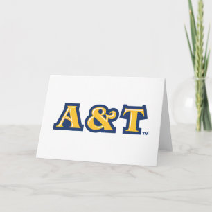 North Carolina A&T Staat University   A&T Wordmark Karte
