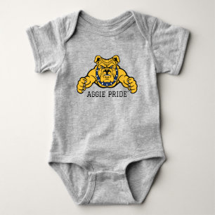 North Carolina A&T Staat University Bulldog Baby Strampler