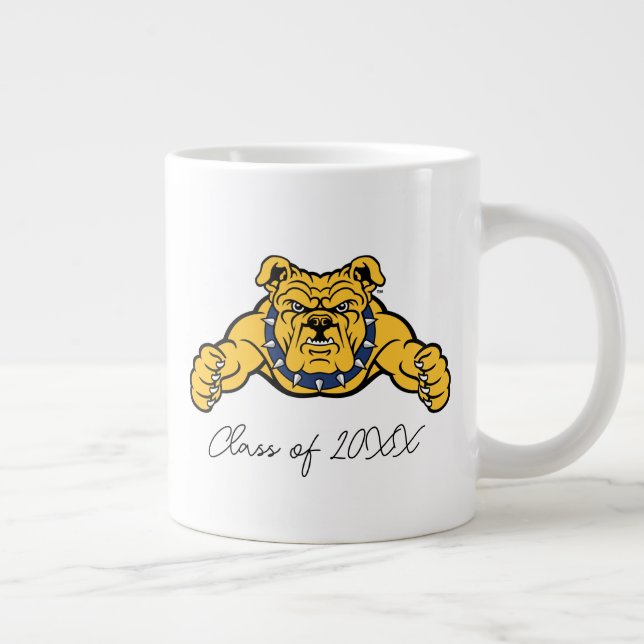 North Carolina A&T Staat University | Bulldog Jumbo-Tasse (Rechts)