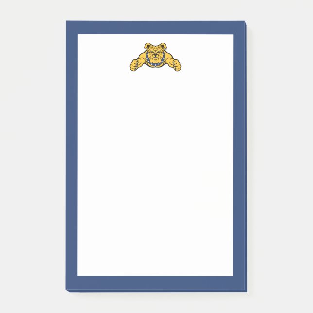 North Carolina A&T Staat University | Bulldog Post-it Klebezettel (Vorderseite)