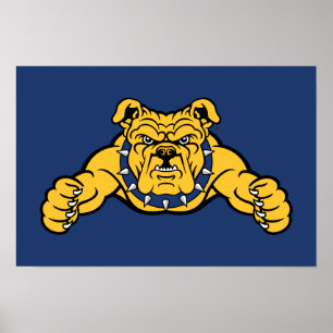 North Carolina A&T Staat University Bulldog Poster
