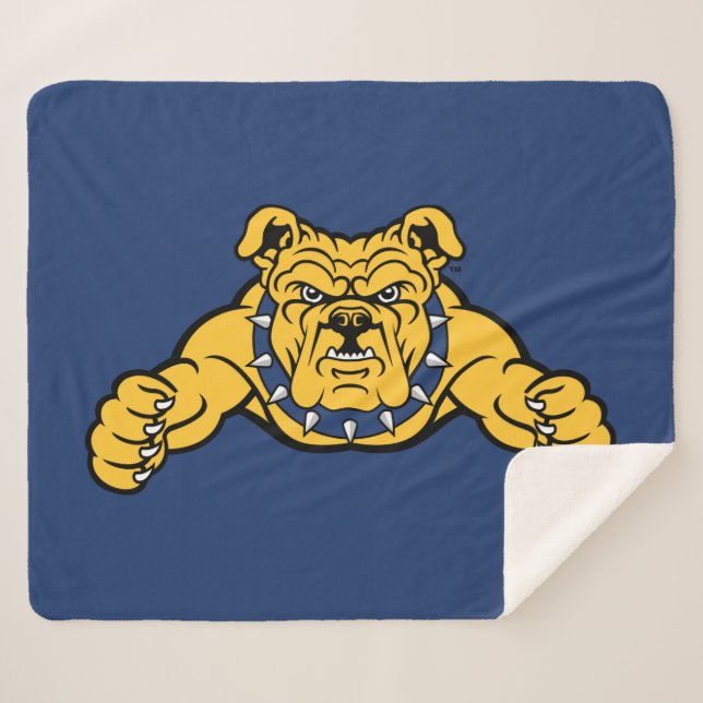 North Carolina A&T Staat University | Bulldog Sherpadecke (Vorderseite (Horizontal))