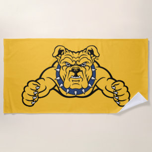 North Carolina A&T Staat University Bulldog Strandtuch