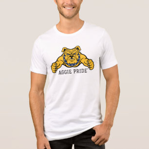 North Carolina A&T Staat University   Bulldog Tri-Blend Shirt